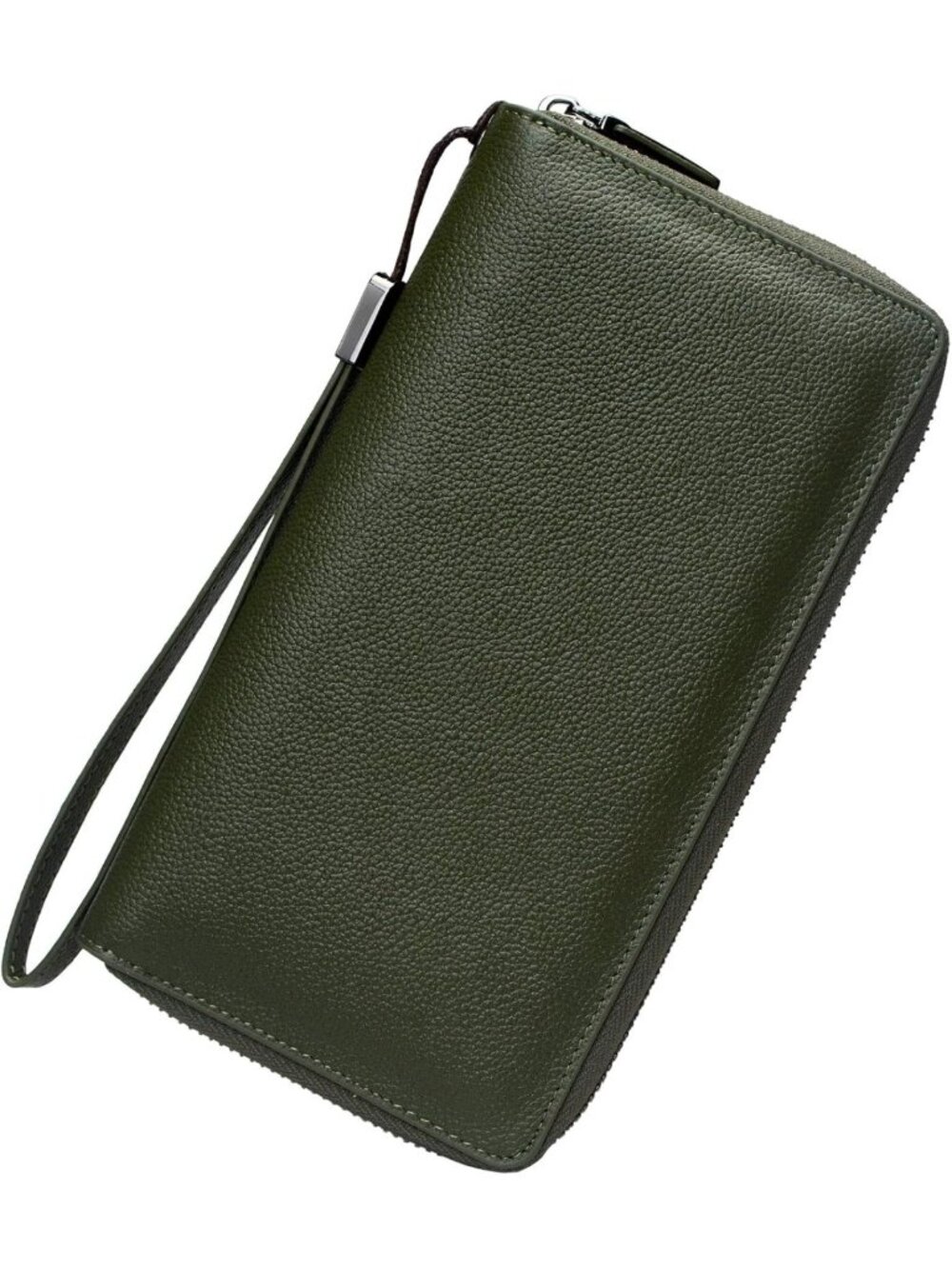 Bveyzi Women RFID Blocking Wallet Leather Zip Around Phone Clutch Large Capacity